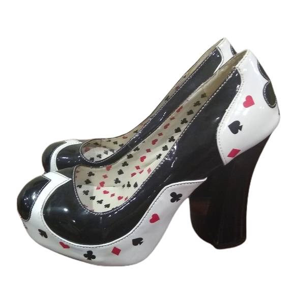Funtasma Shoes - Funtasma Poker 21 Fun Platform Heels 9
